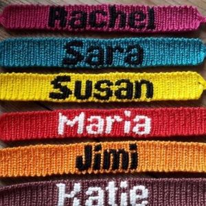 name bracelets